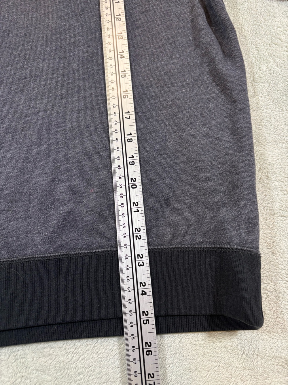 Abercrombie & Fitch Gray Crewneck Sweatshirt Embroidered Moose Logo Men's M - Picture 2 of 5